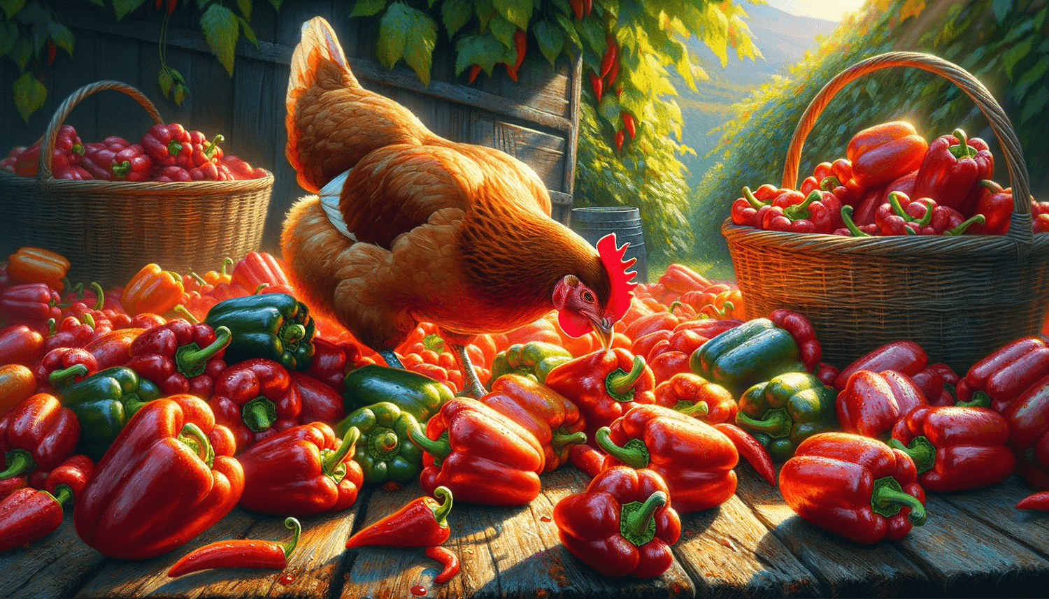Can Chickens Eat Red Bell Peppers?