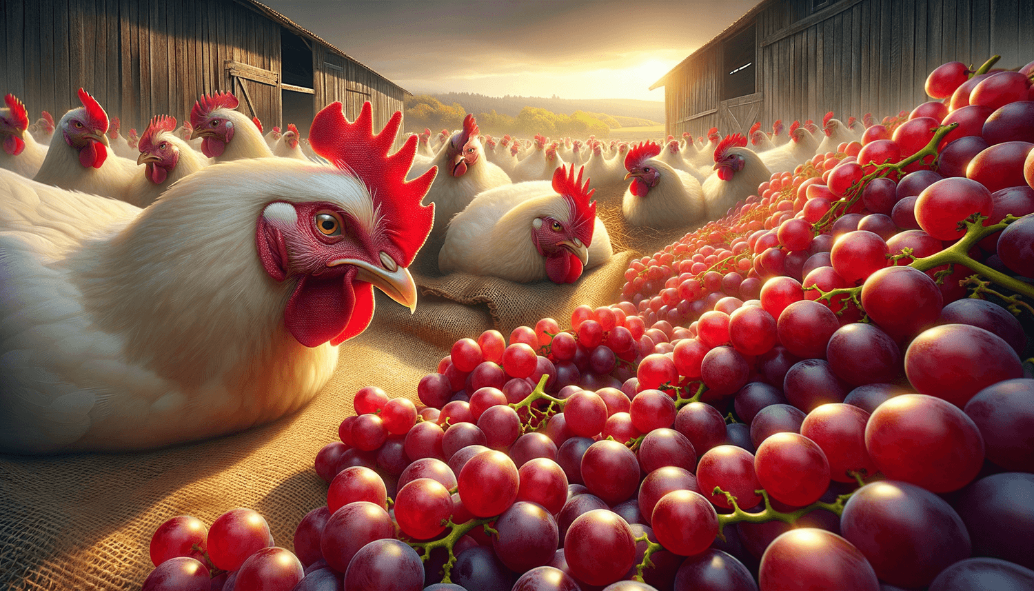 Can Chickens Eat Red Grapes?