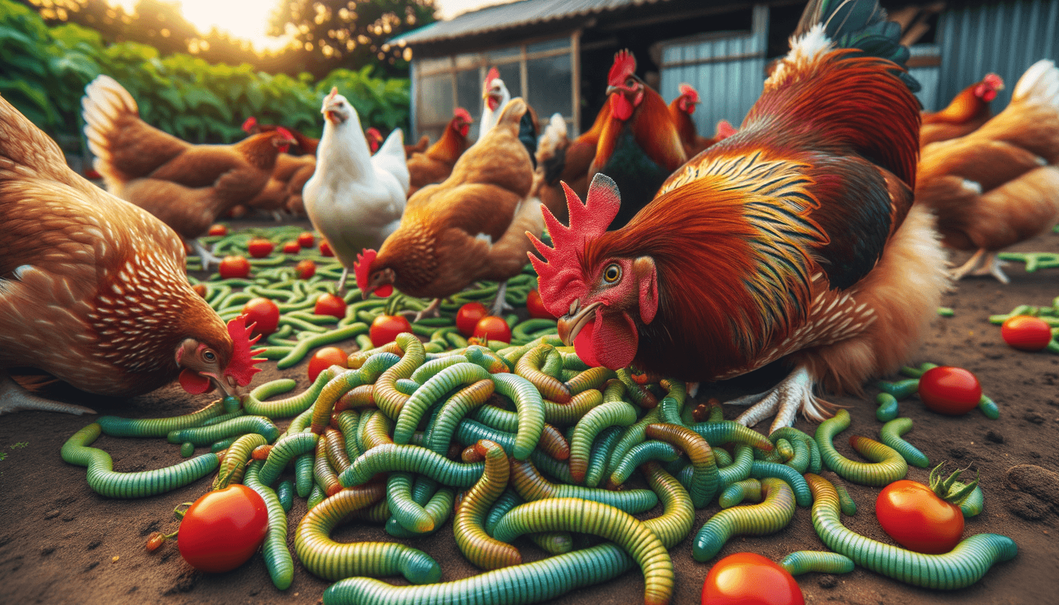 Can Chickens Eat Tomato Horn Worms?