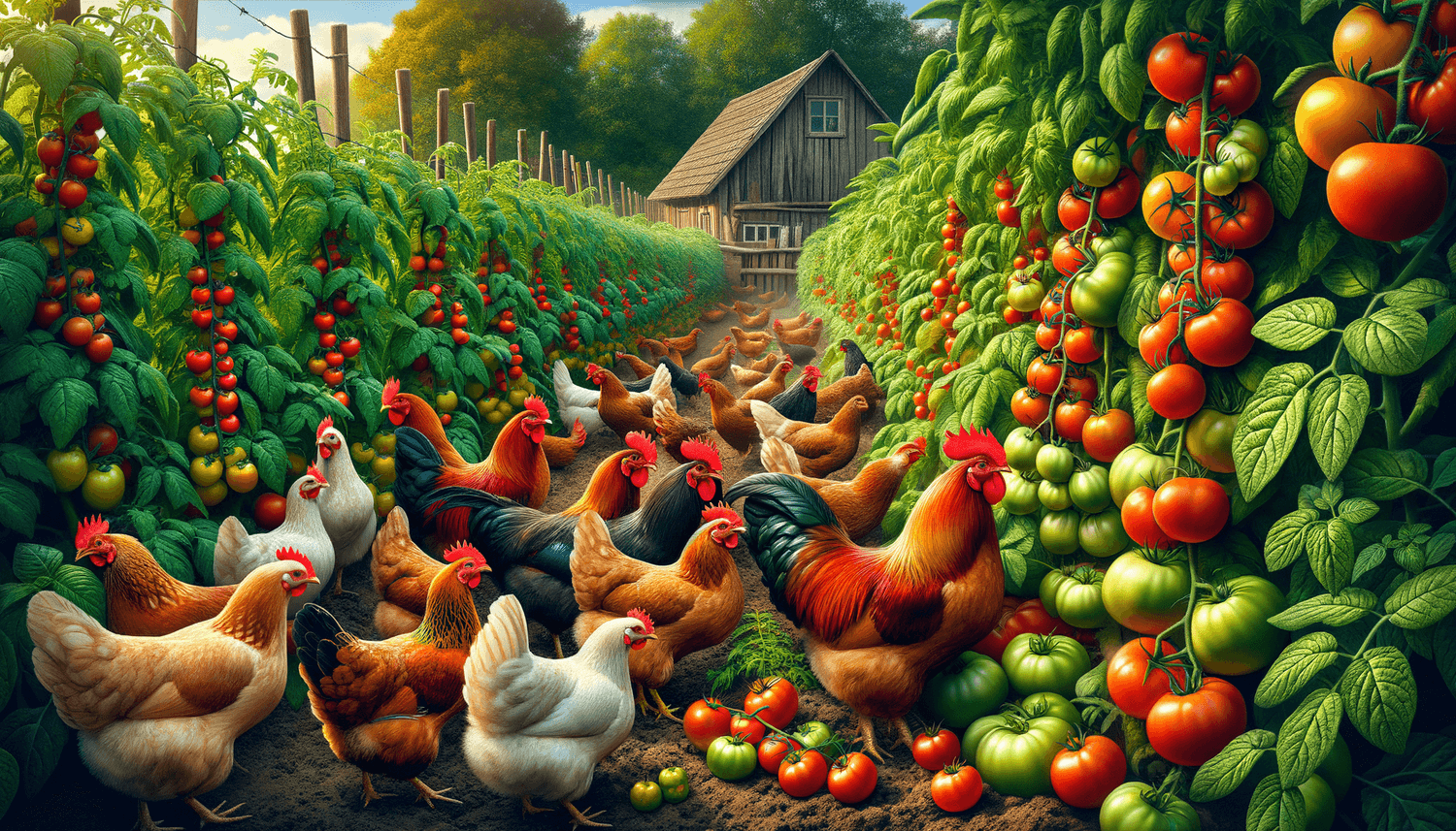 Can Chickens Eat Tomatoes Plants?
