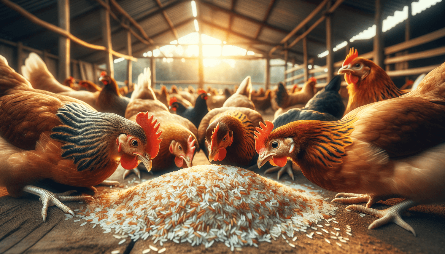Can Chickens Eat Rice Grains?