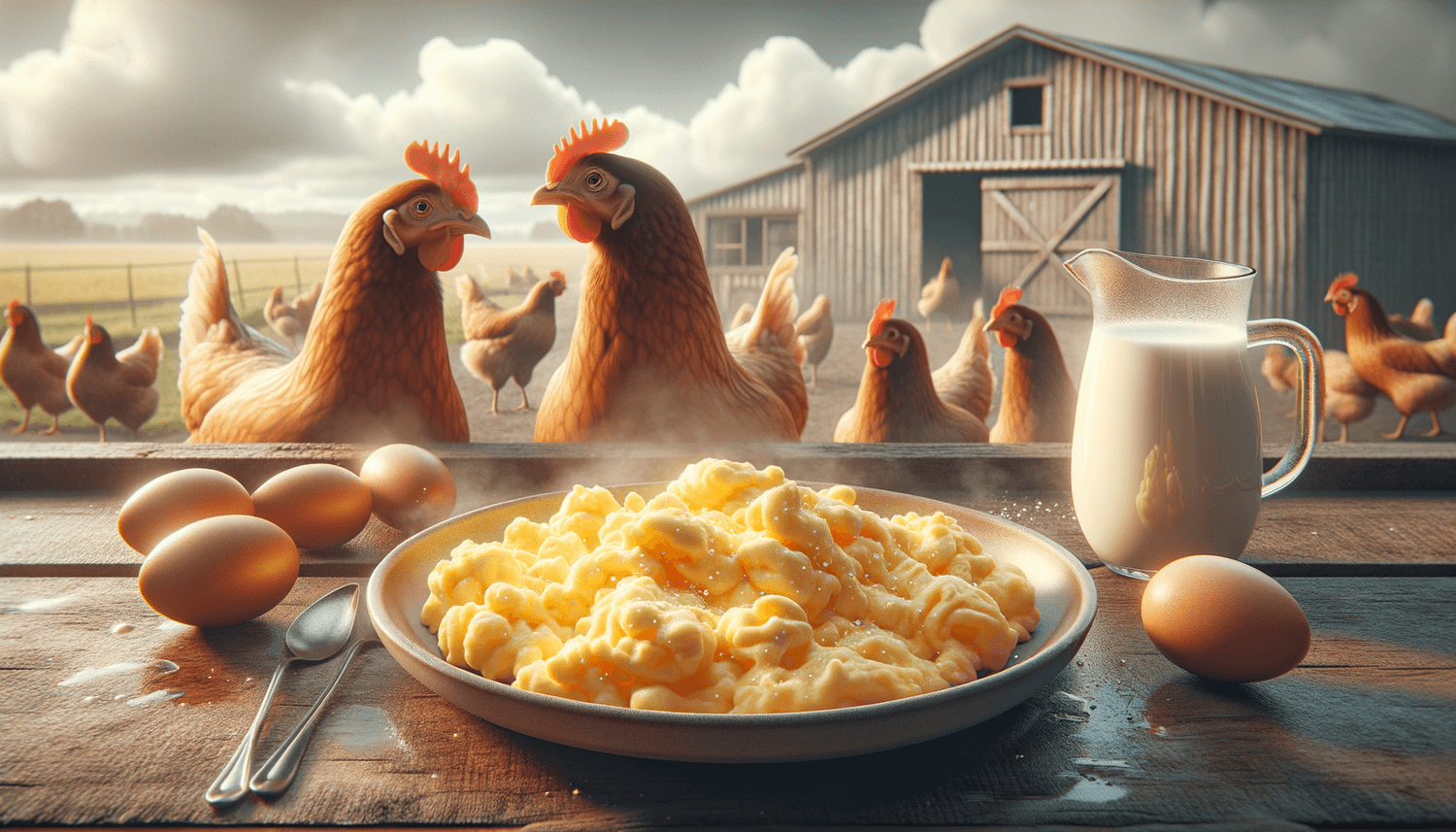 Can Chickens Eat Scrambled Eggs with Milk?