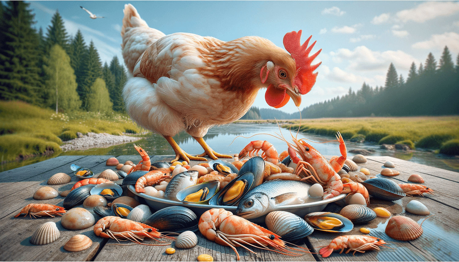 Can Chickens Eat Seafood?