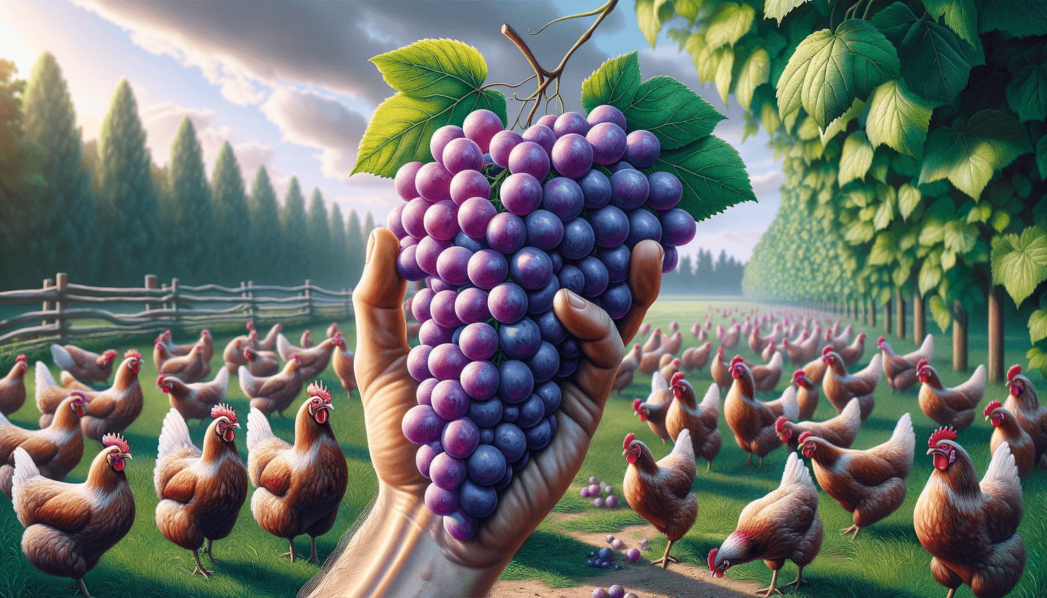 Can Chickens Eat Seedless Grapes?