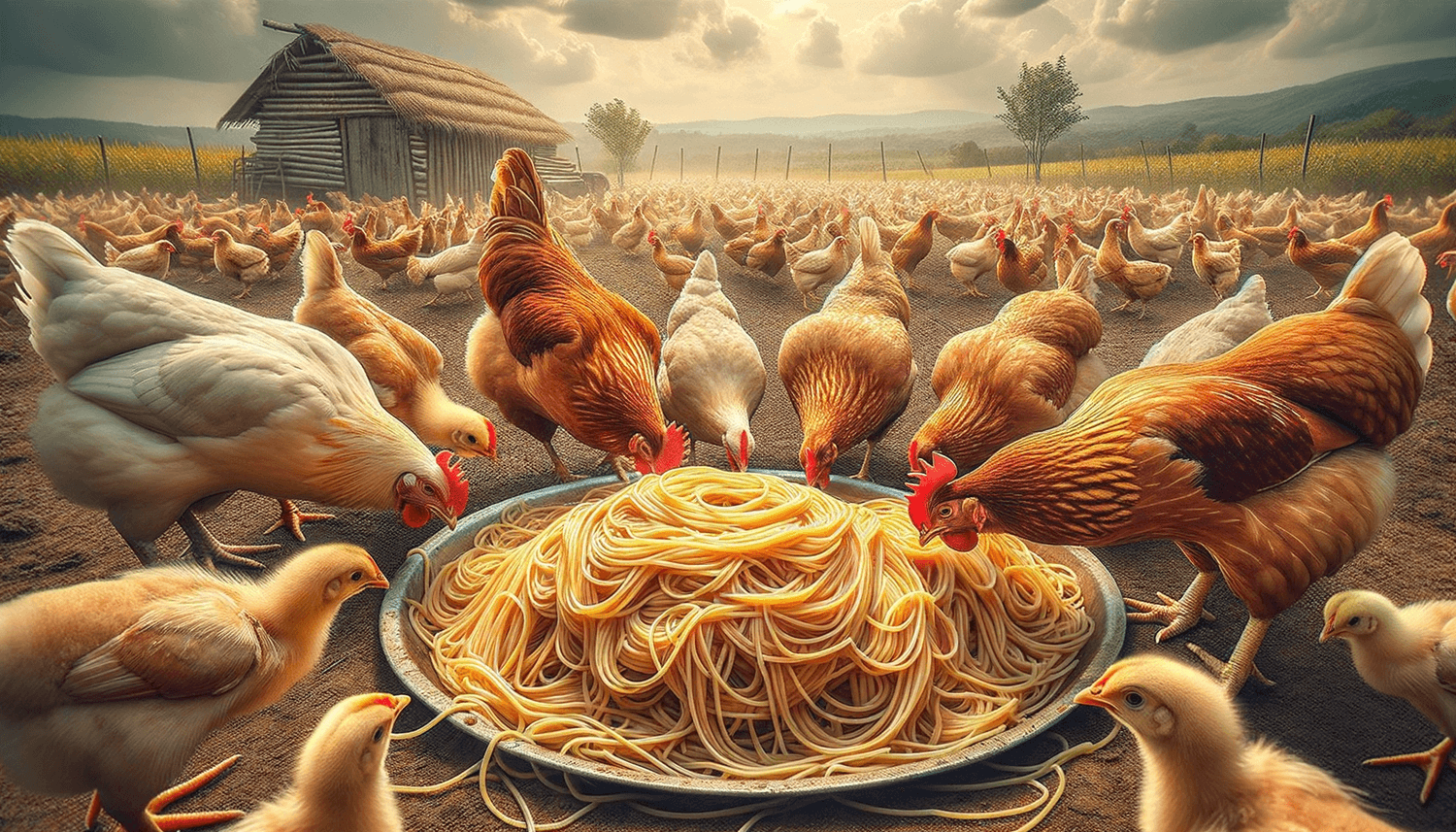 Can Chickens Eat Spaghetti Noodles?