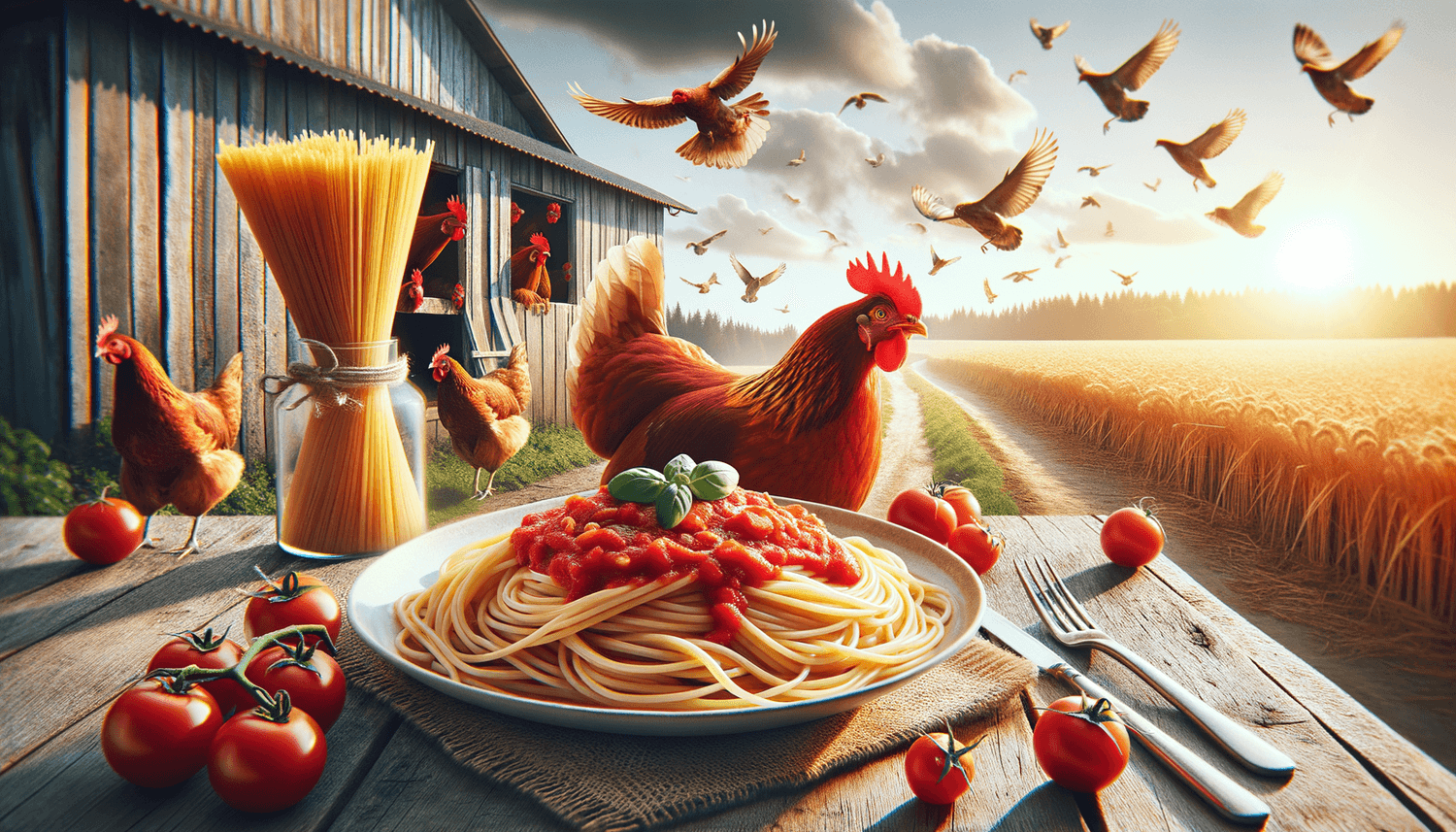 Can Chickens Eat Spaghetti with Tomato Sauce?