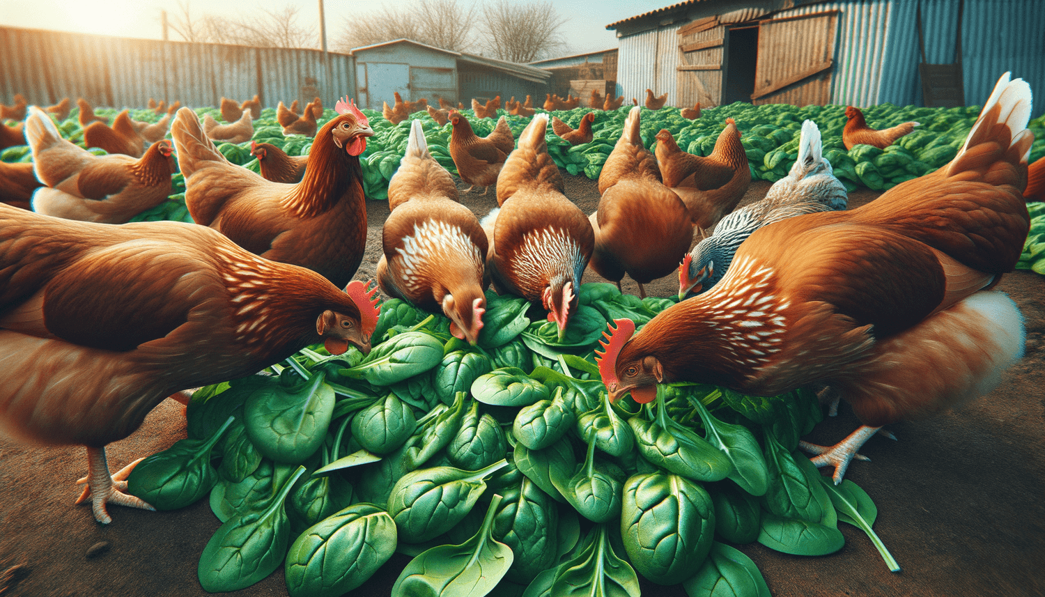 Can Chickens Eat Spinach Leaves?