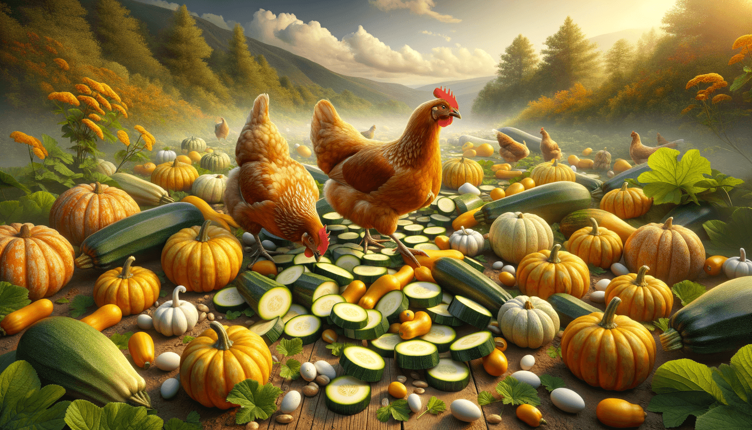 Can Chickens Eat Squash and Zucchini?