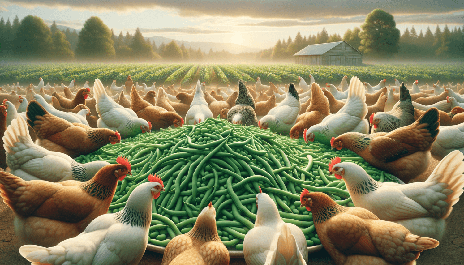 Can Chickens Eat Uncooked Green Beans?
