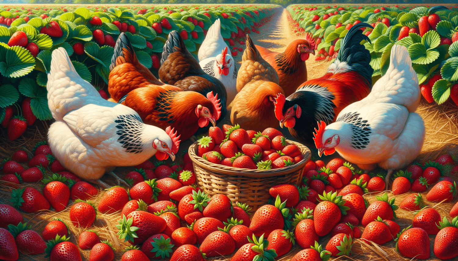 Can Chickens Eat Strawberry Tops?