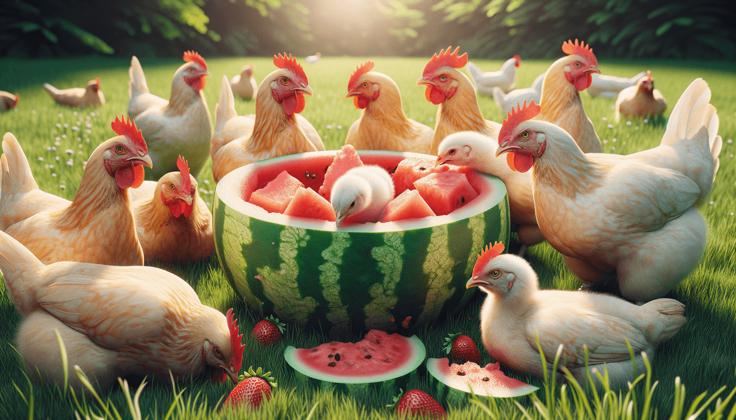 Can Chickens Eat Unripe Watermelon?