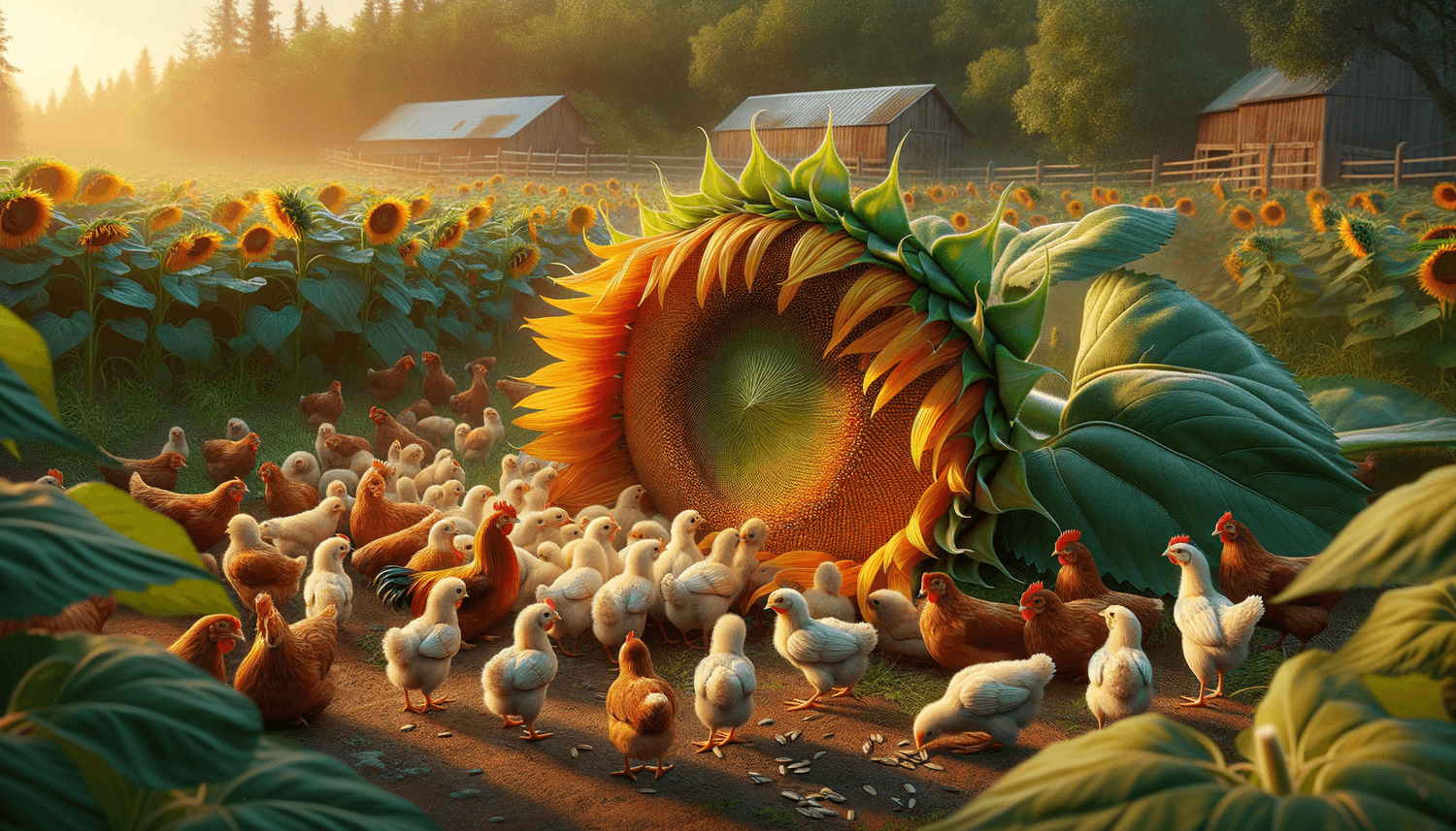 Can Chickens Eat Sunflower Heads?