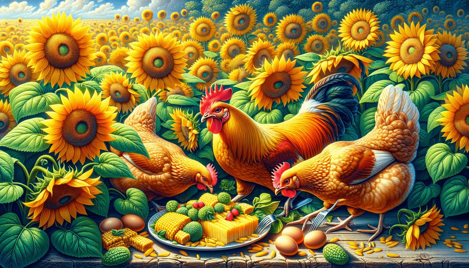 Can Chickens Eat Sunflower Plants?