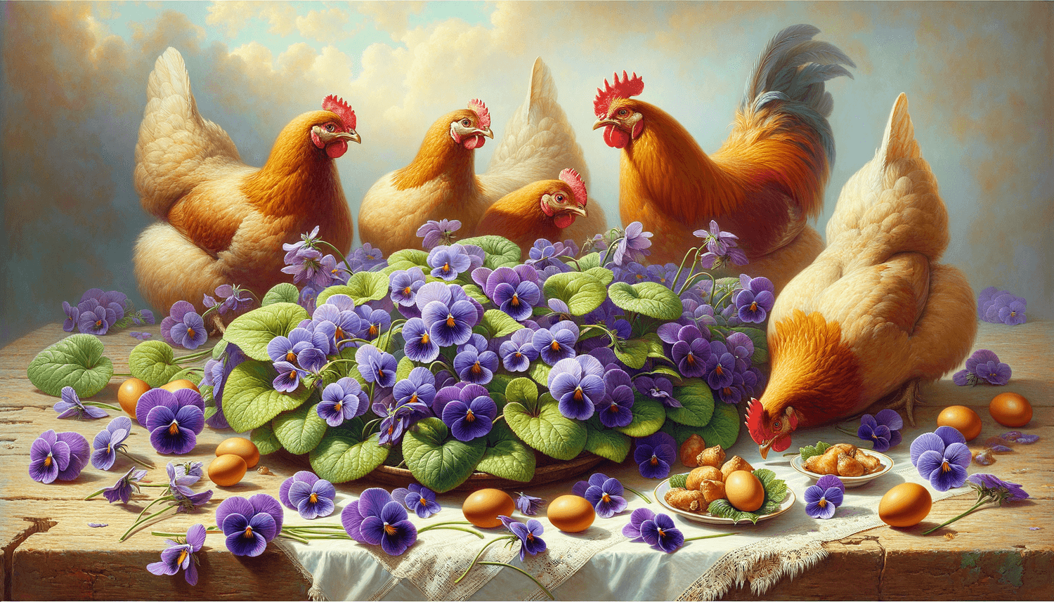 Can Chickens Eat Violets?