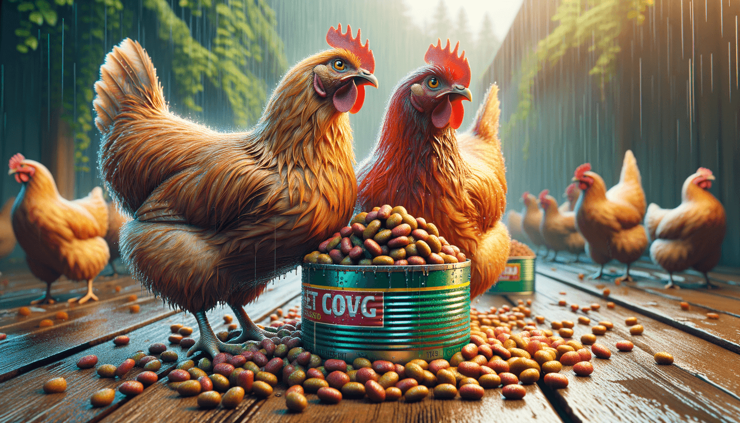 Can Chickens Eat Wet Dog Food?