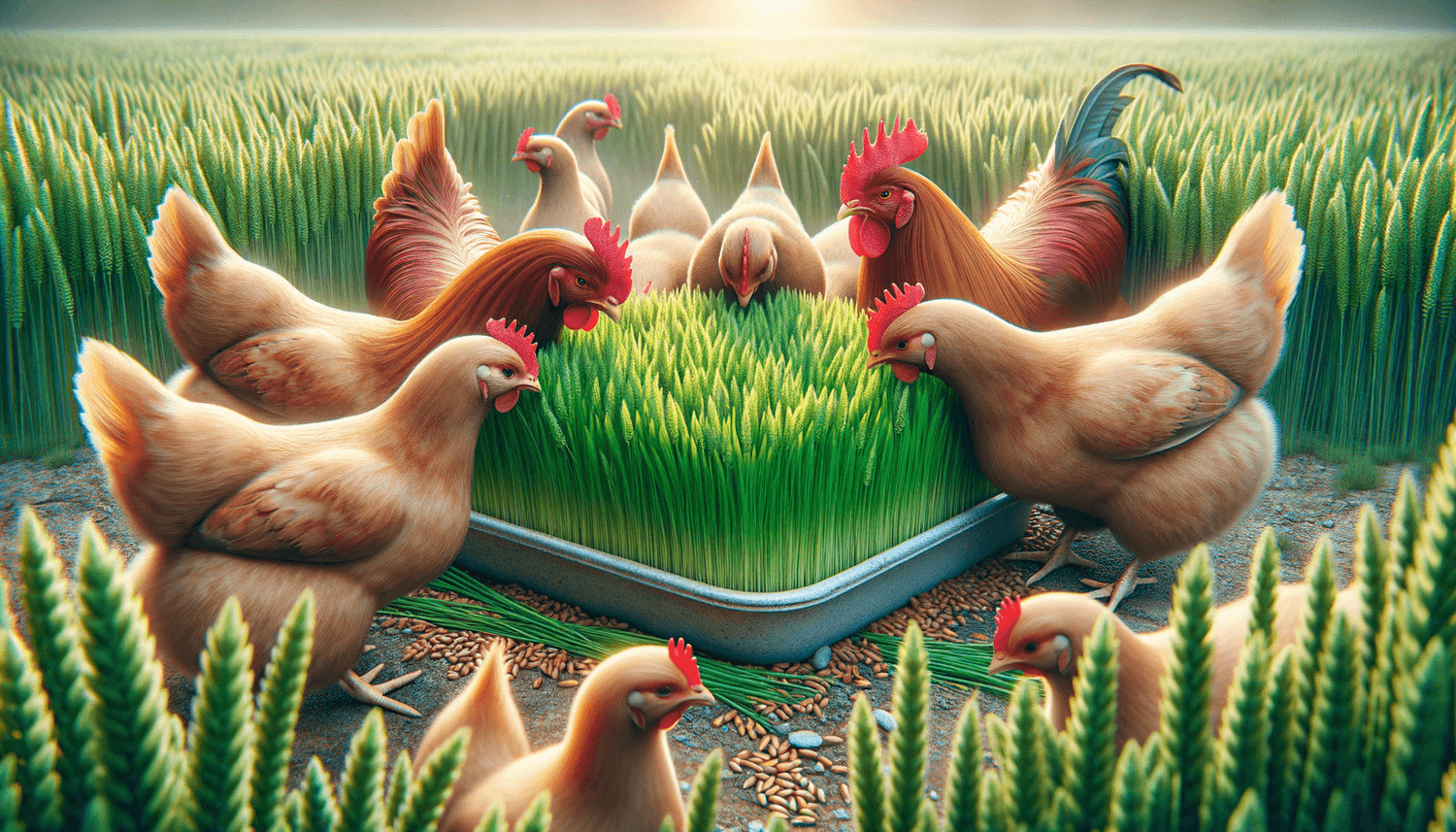 Can Chickens Eat Wheat Grass?