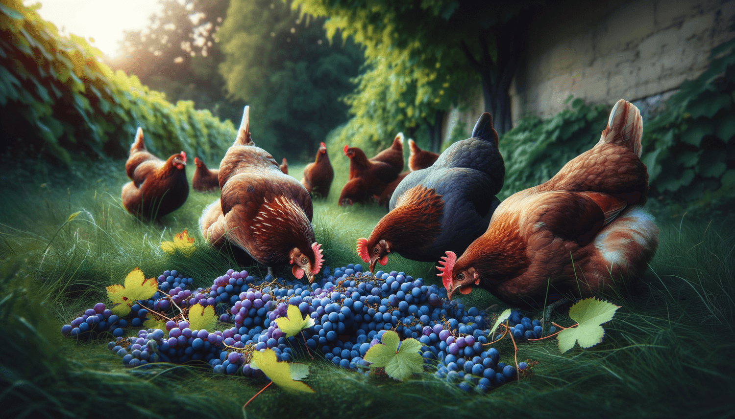 Can Chickens Eat Wild Grapes?