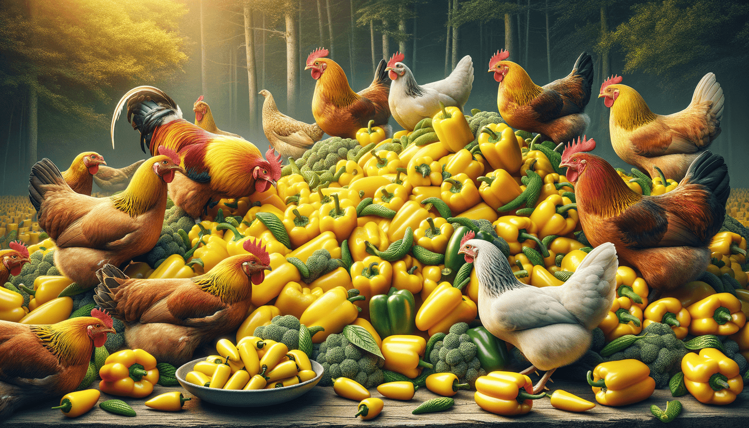 Can Chickens Eat Yellow Peppers?