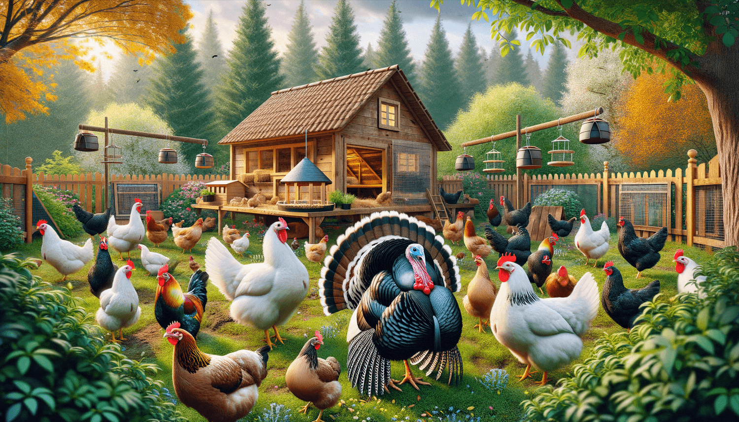 Can Turkeys and Chickens Live Together?