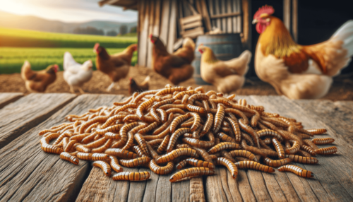 Dried Mealworms for Chickens