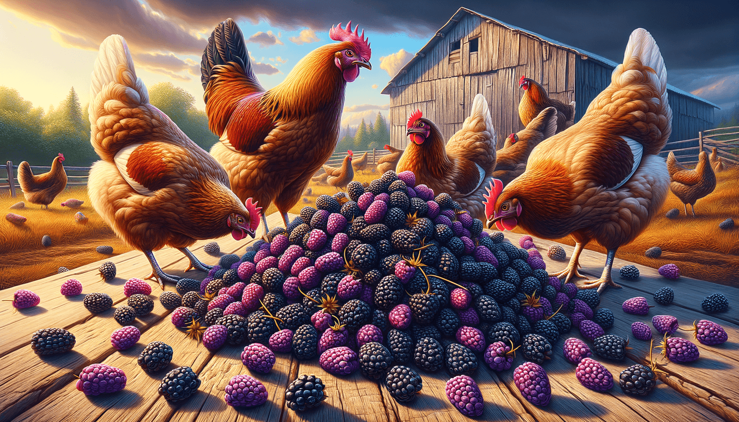 Can Chickens Eat Blackberries?