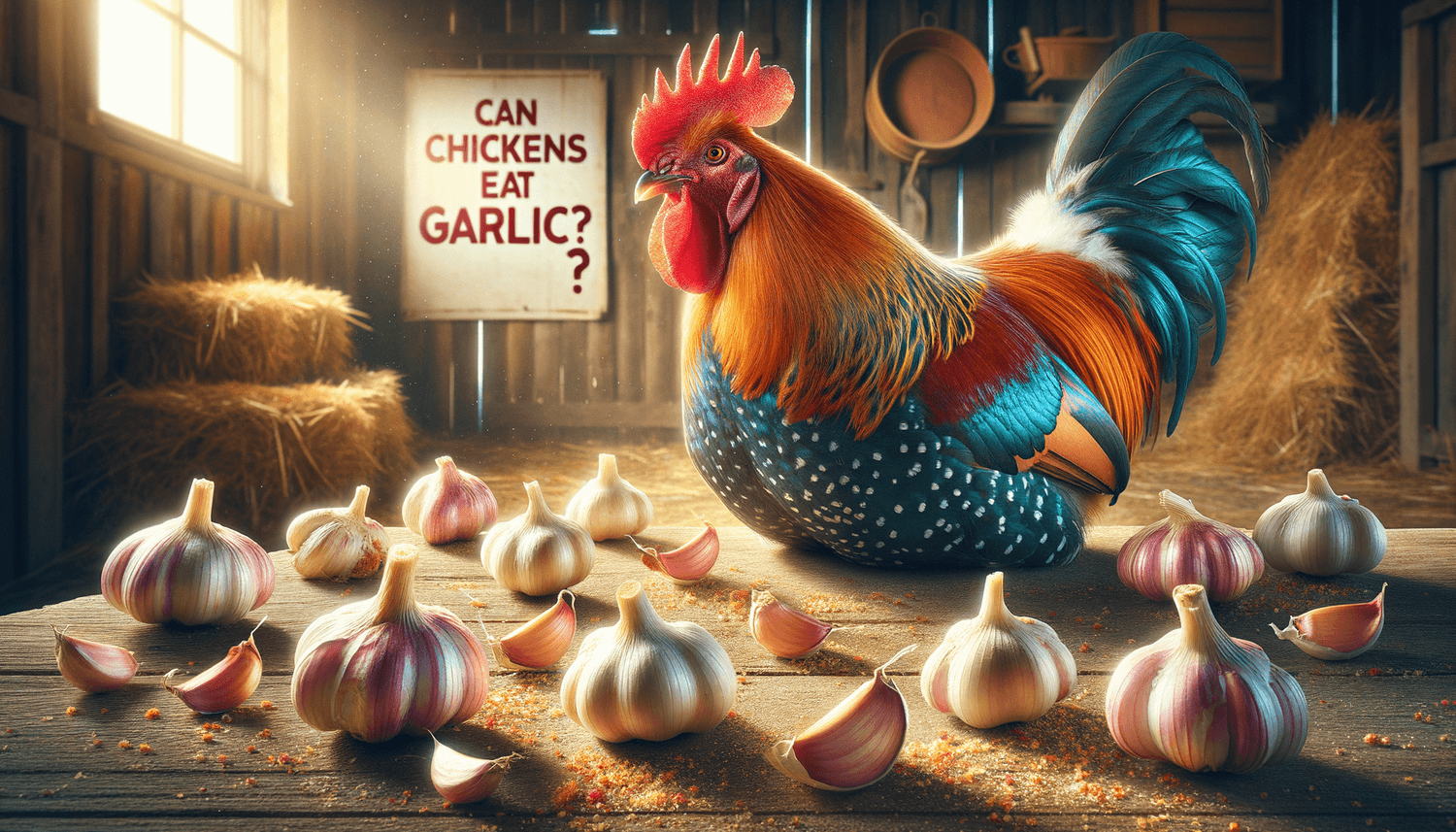 Can Chickens Eat Garlic?