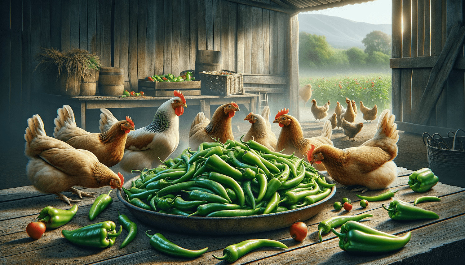 Can Chickens Eat Green Peppers?