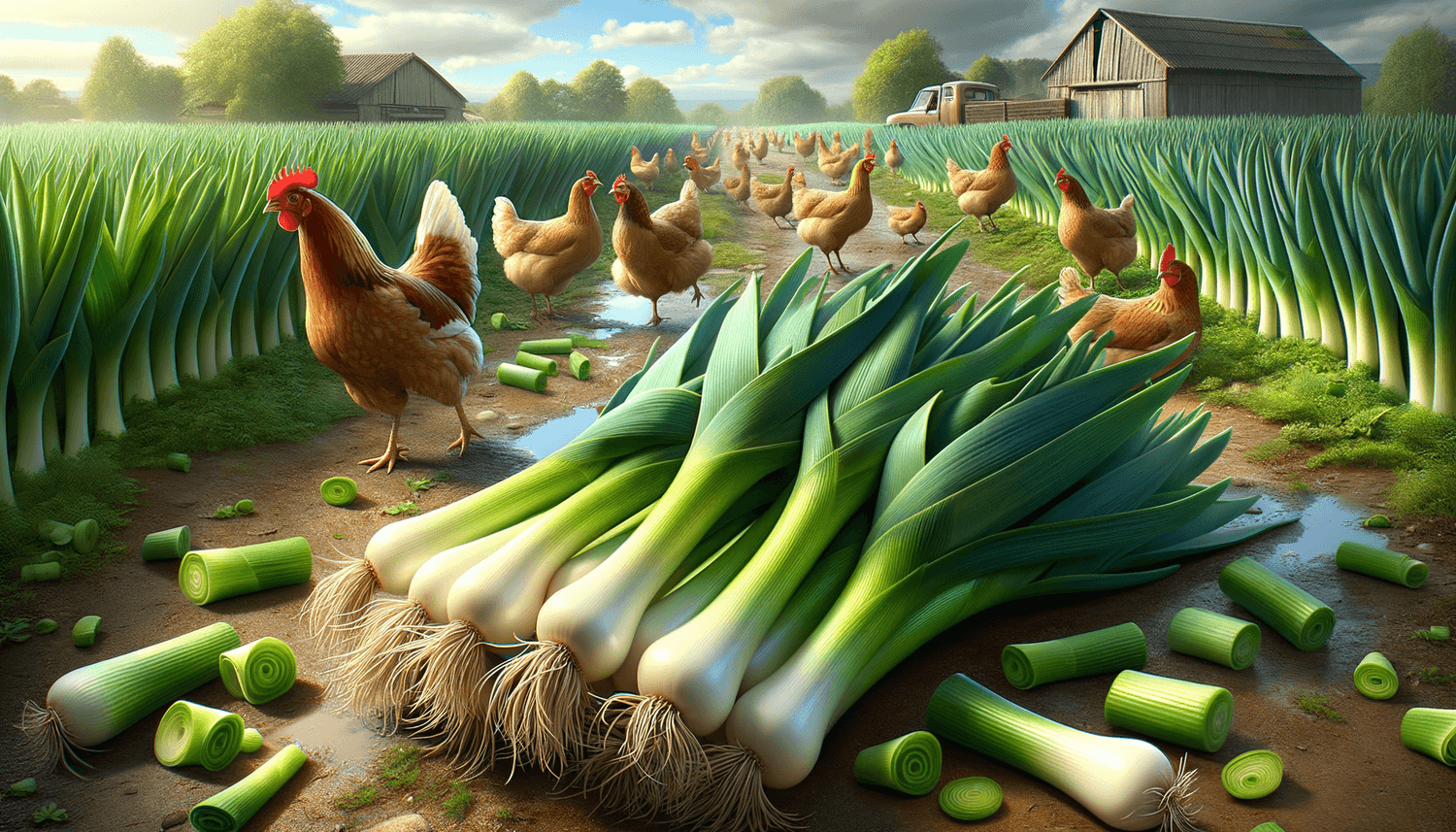 Can Chickens Eat Leeks?