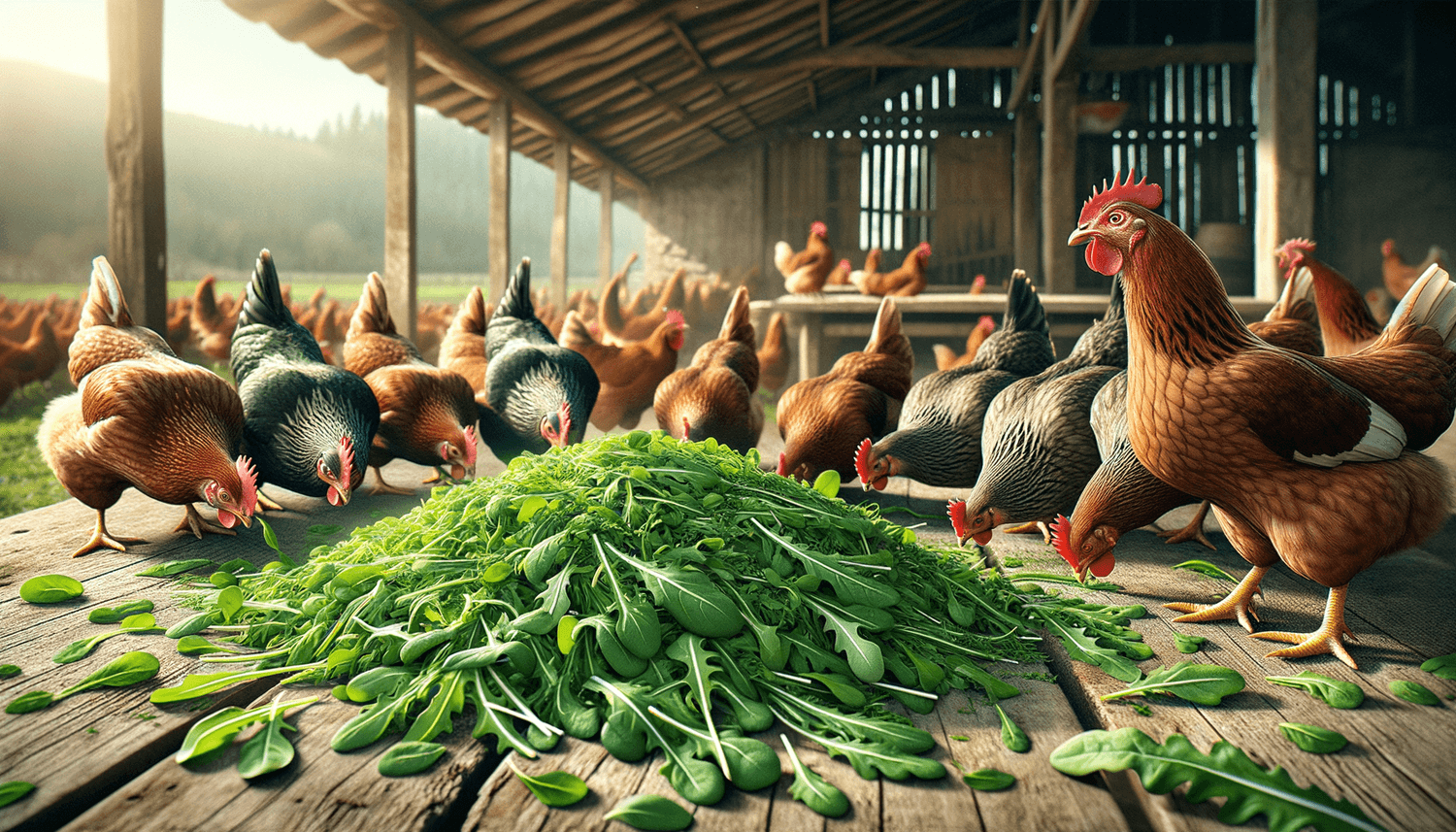 Can Chickens Eat Arugula?
