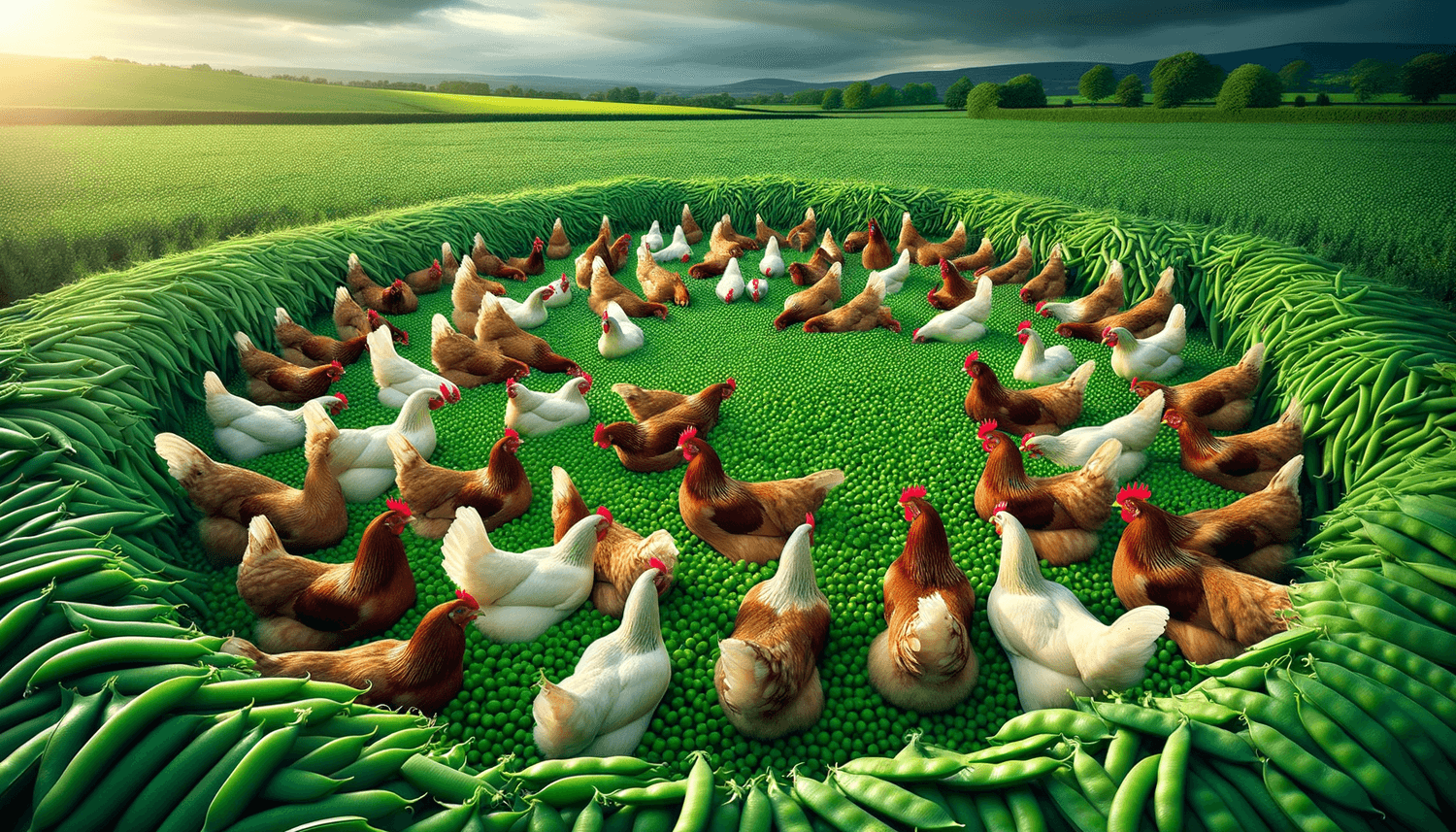 Can Chickens Eat Peas?