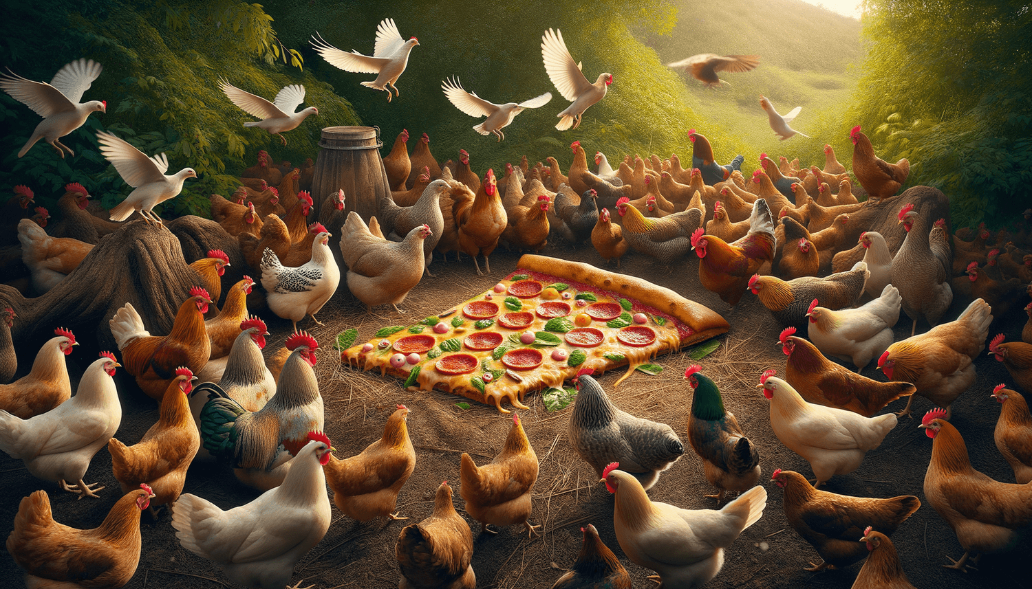 Can Chickens Eat Pizza?