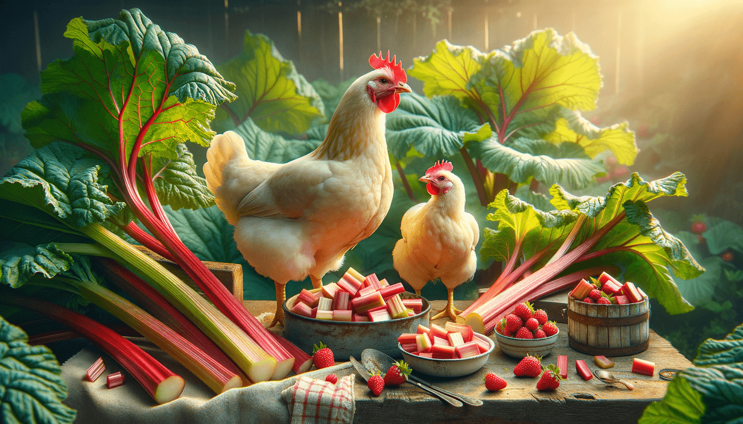 Can Chickens Eat Rhubarb?