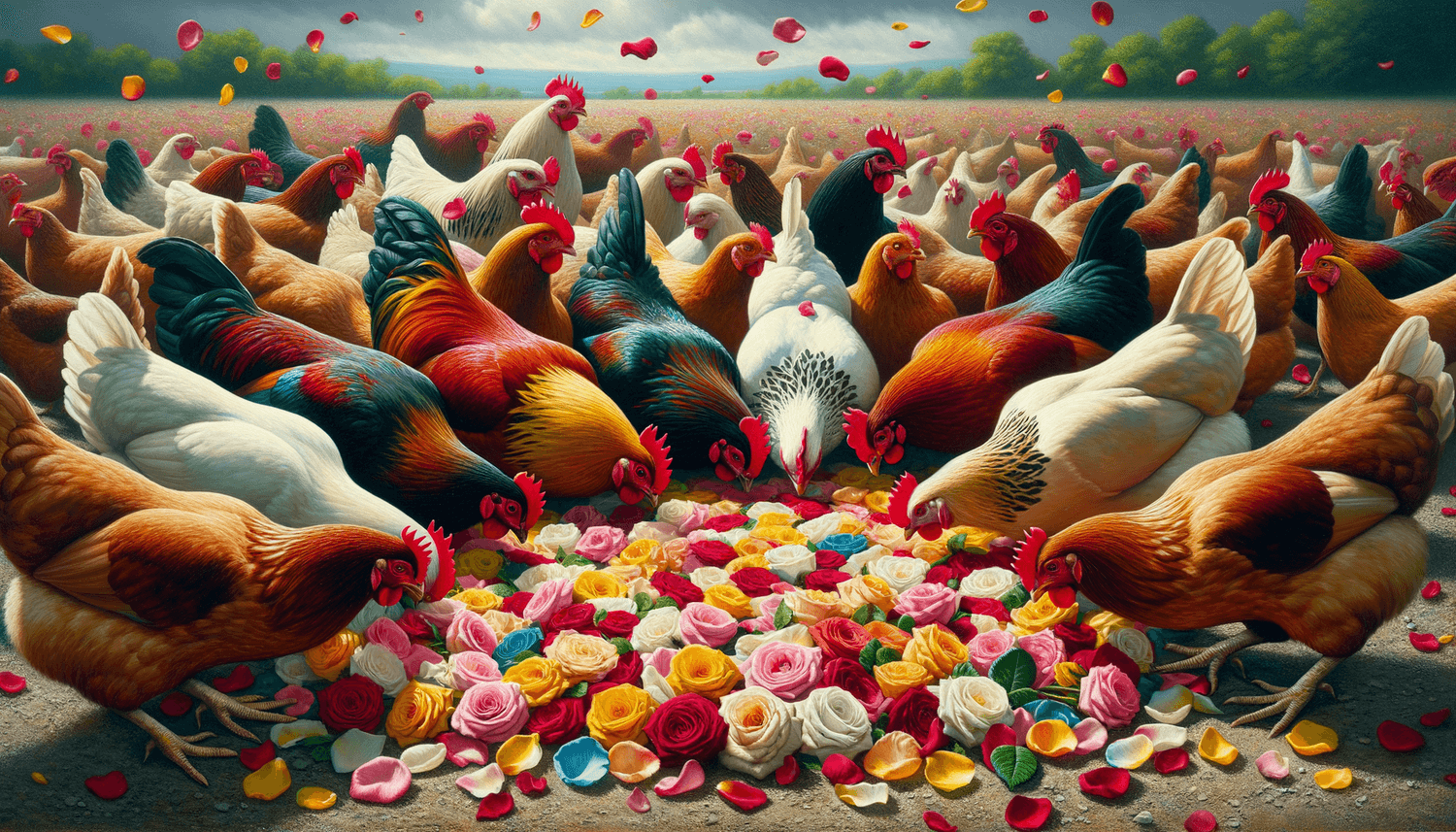 Can Chickens Eat Rose Petals?