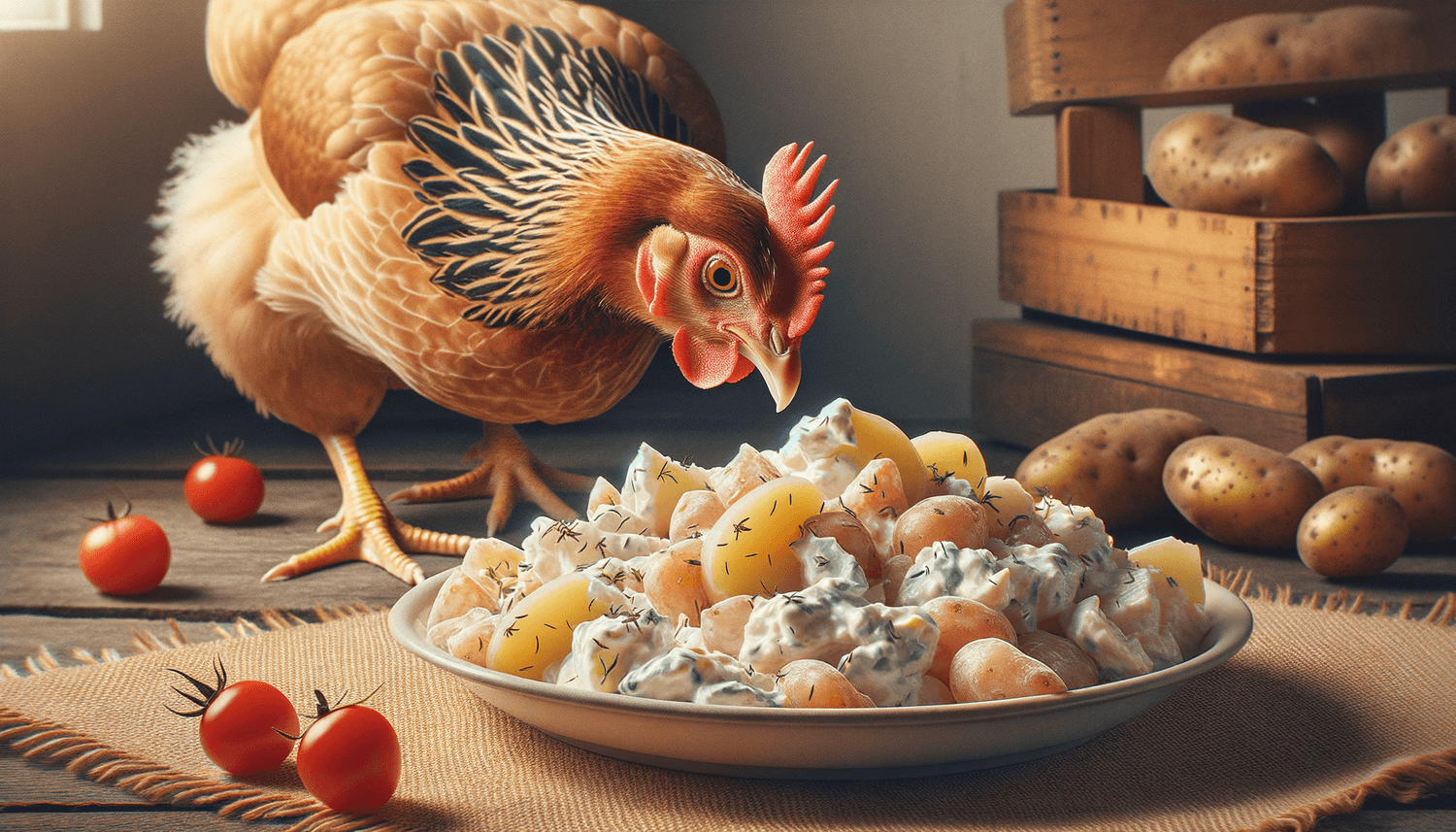 Can Chickens Eat Potato Salad?