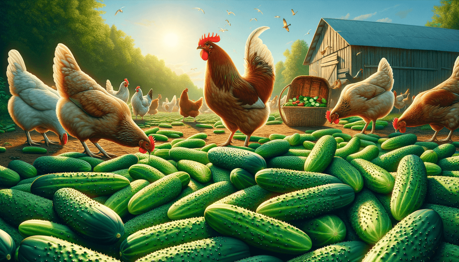Can Chickens Eat Cucumber Leaves?