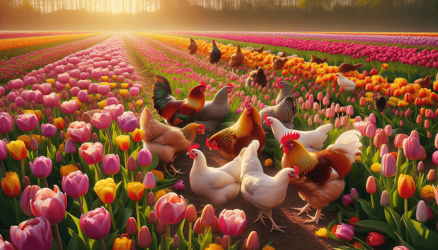 Can Chickens Eat Tulips?