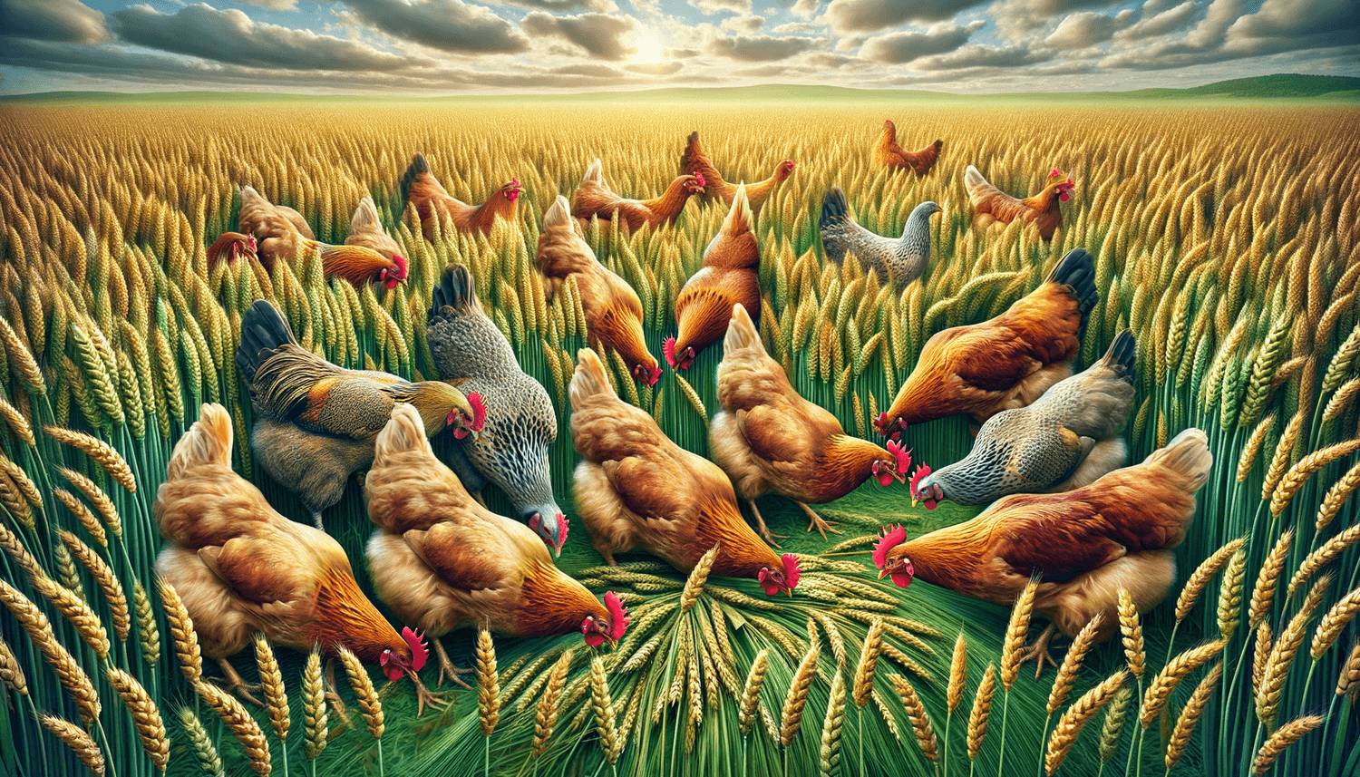 Can Chickens Eat Wheat?