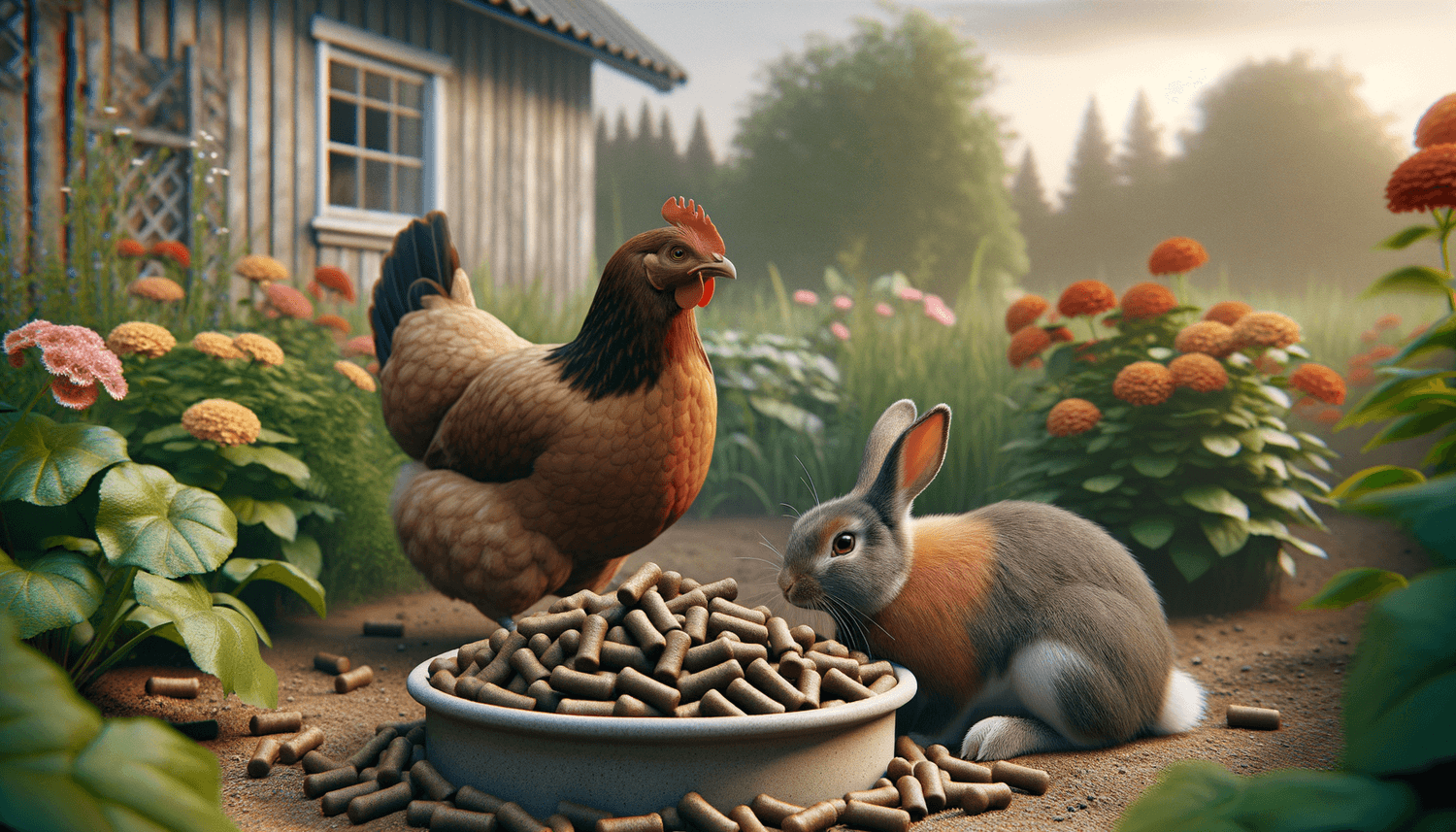 Can Chickens Eat Rabbit Pellets?