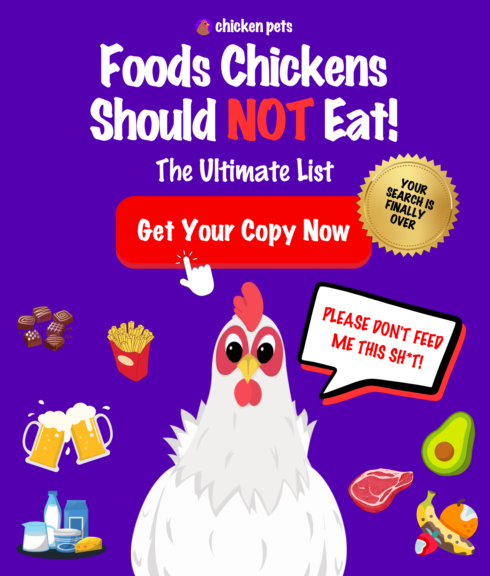 Foods Chickens Should NOT Eat. The Ultimate List.