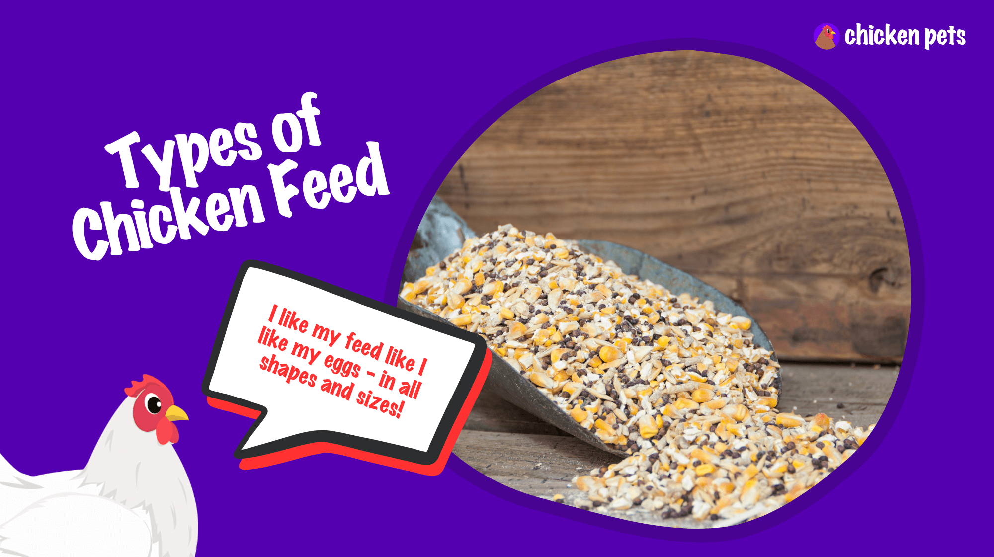 types of chicken feed
